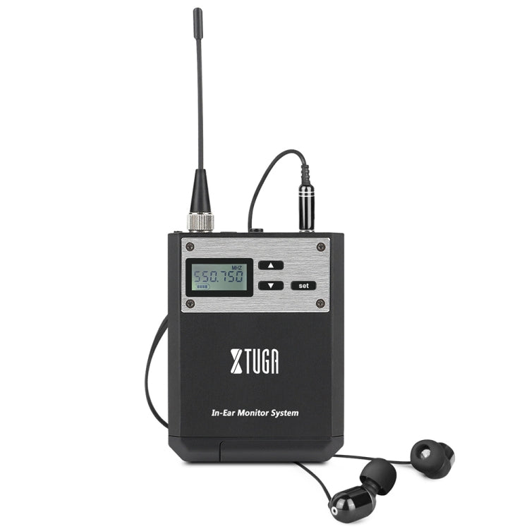 XTUGA IEM1100 UHF Wireless Stage Singer In-Ear Monitor System Ricevitore BodyPack singolo XTUGA IEM1100 UHF Wireless Stage Singer In-Ear Monitor System Ricevitore BodyPack singolo